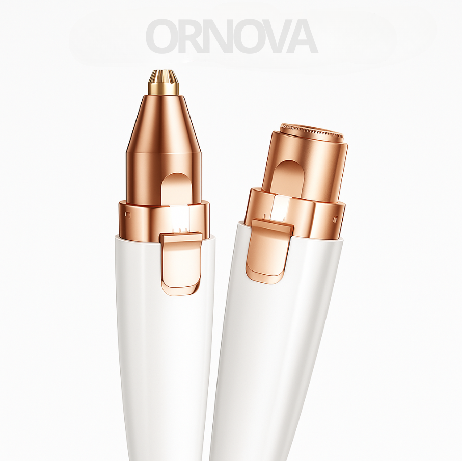 Ornova Tondeuse de précision pour sourcils et visage