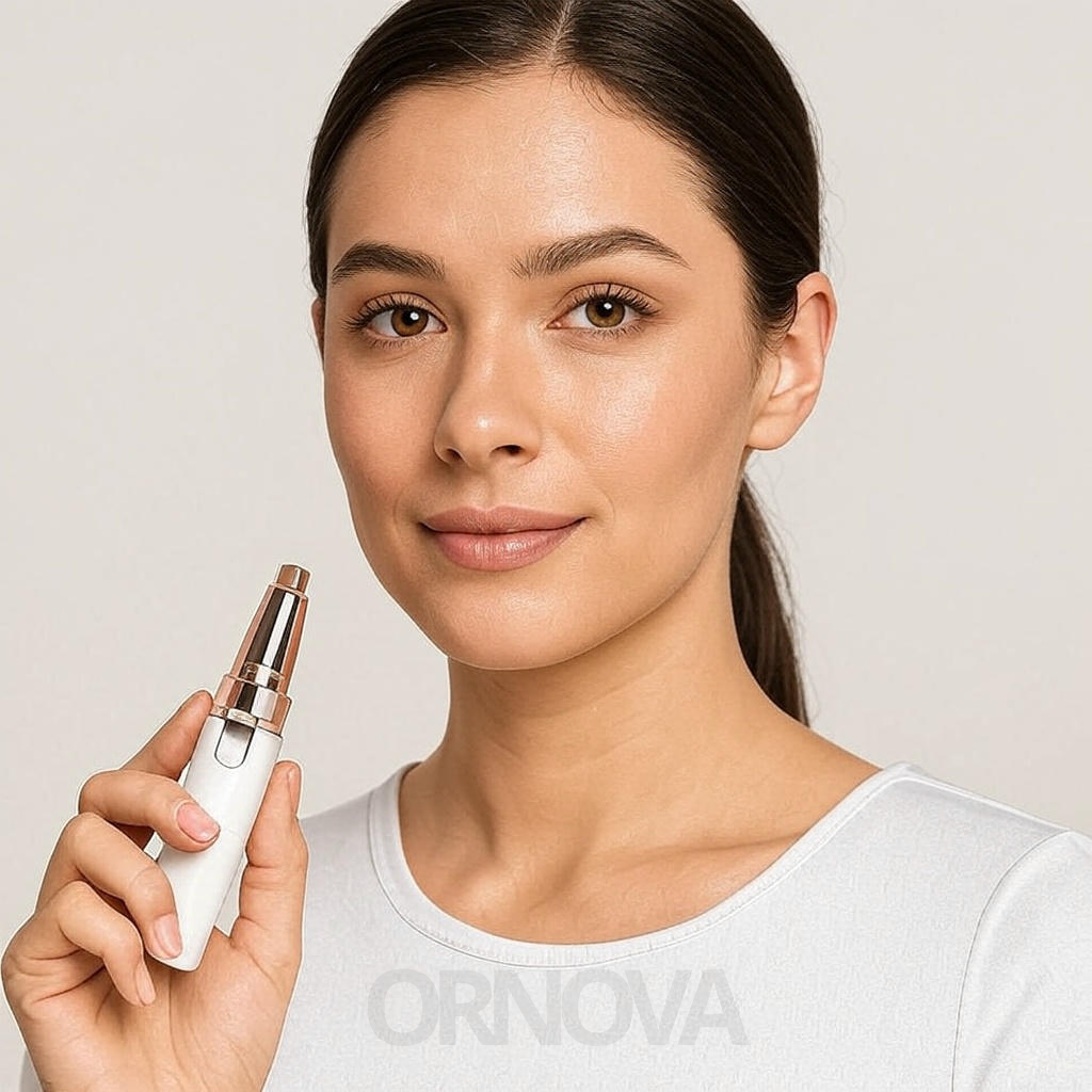 Ornova Tondeuse de précision pour sourcils et visage