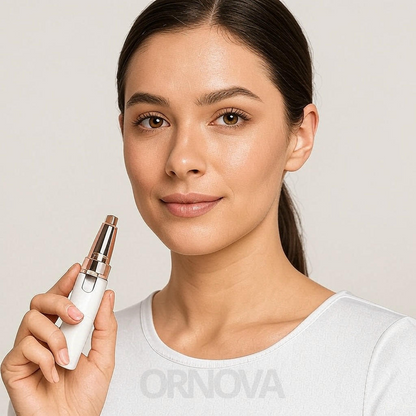 Ornova Tondeuse de précision pour sourcils et visage